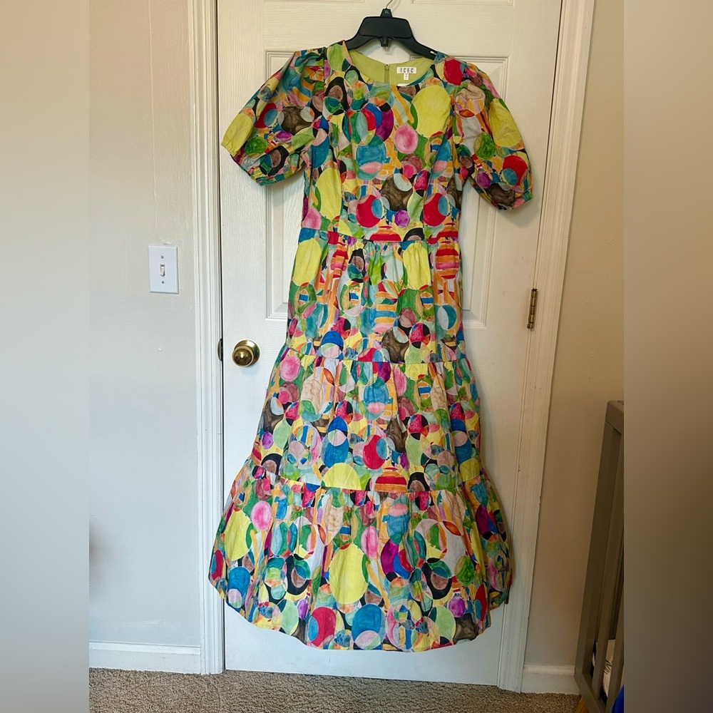 NWT Multicolor Abstract Print Dress